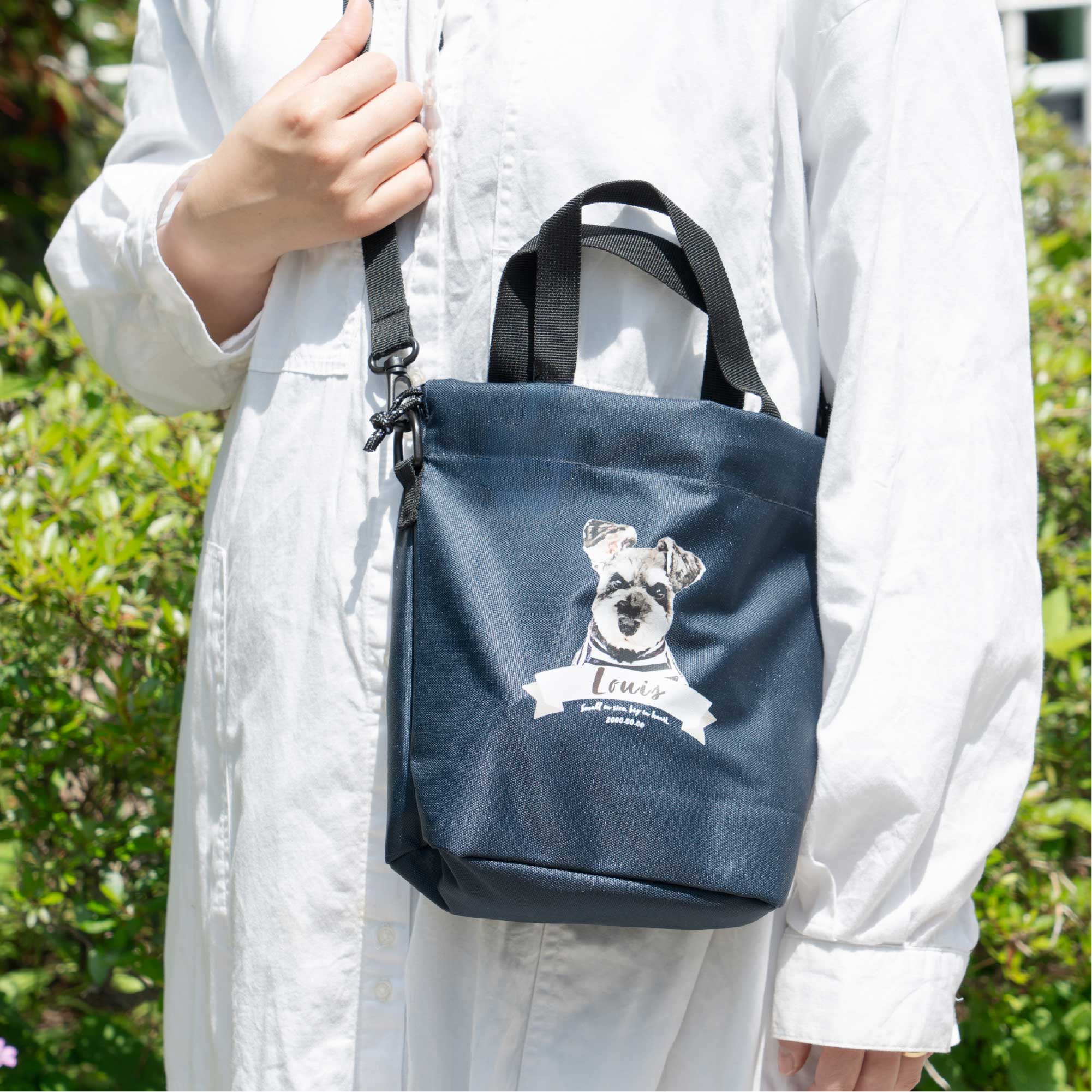 似顔絵おさんぽバッグ