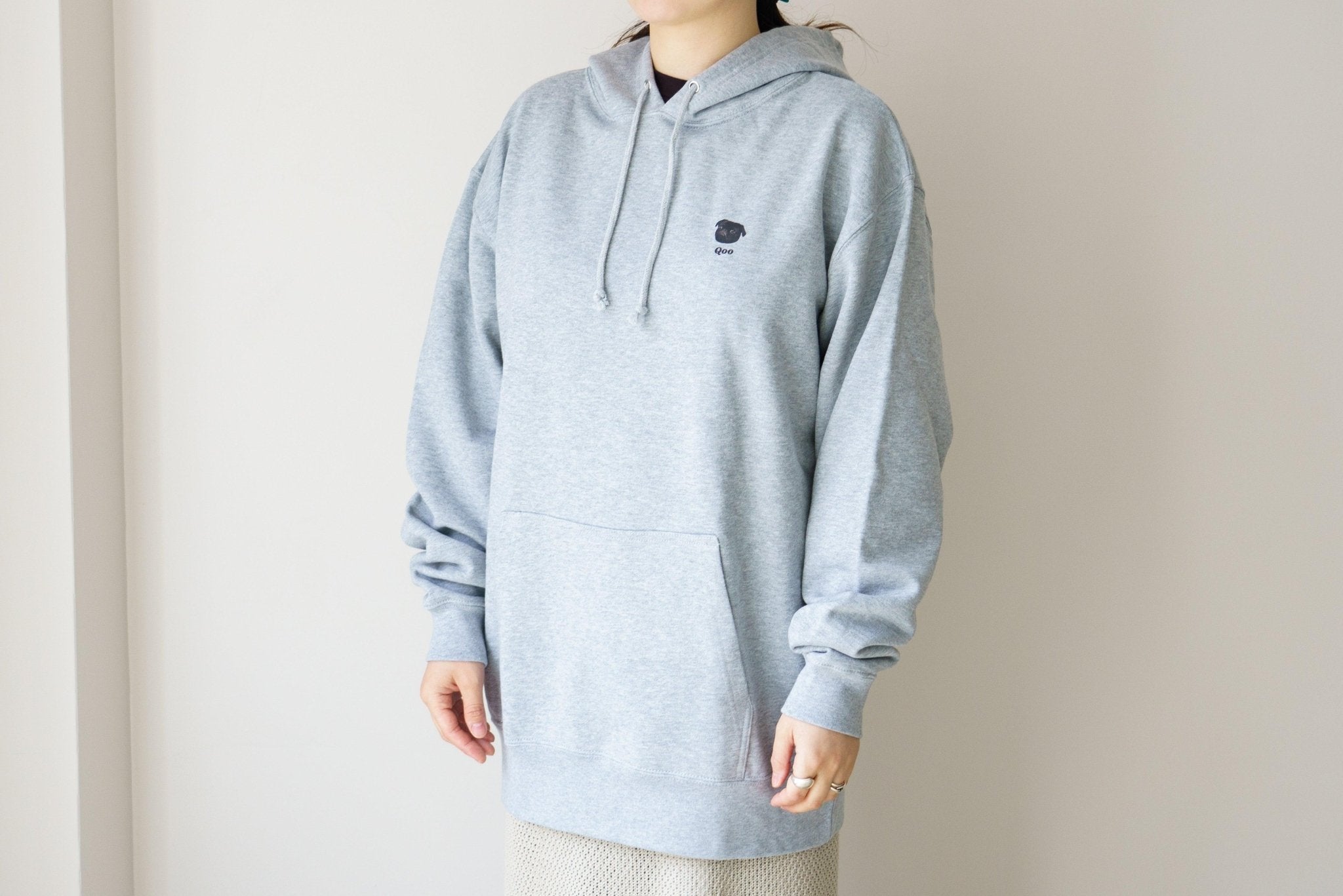 ペットの写真でオリジナルパーカー(似顔絵パーカー) - うちの子グッズ Qoo │ ペットの写真を送るだけオリジナルうちの子グッズなら