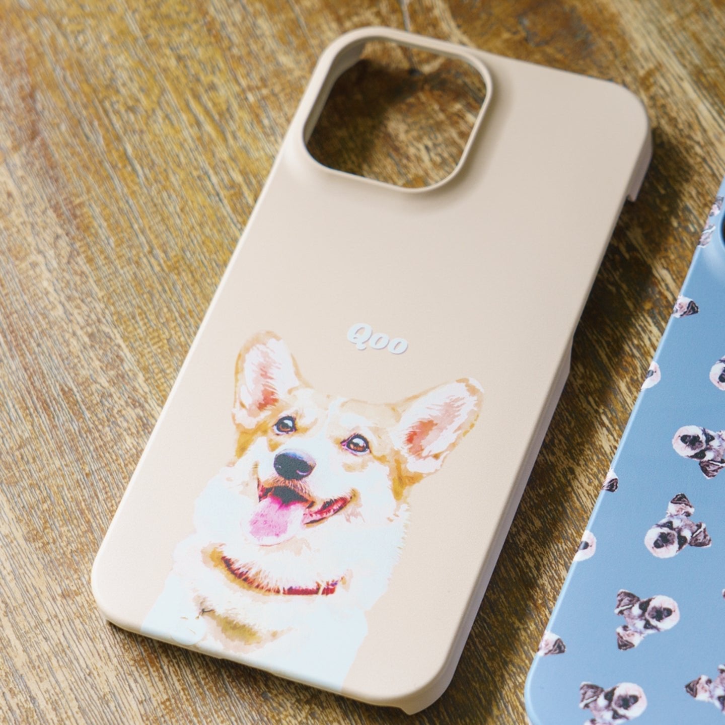 ペットの写真でオリジナルスマホケース (似顔絵スマホケース) - うちの子グッズ Qoo │ ペットの写真を送るだけオリジナルうちの子グッズなら