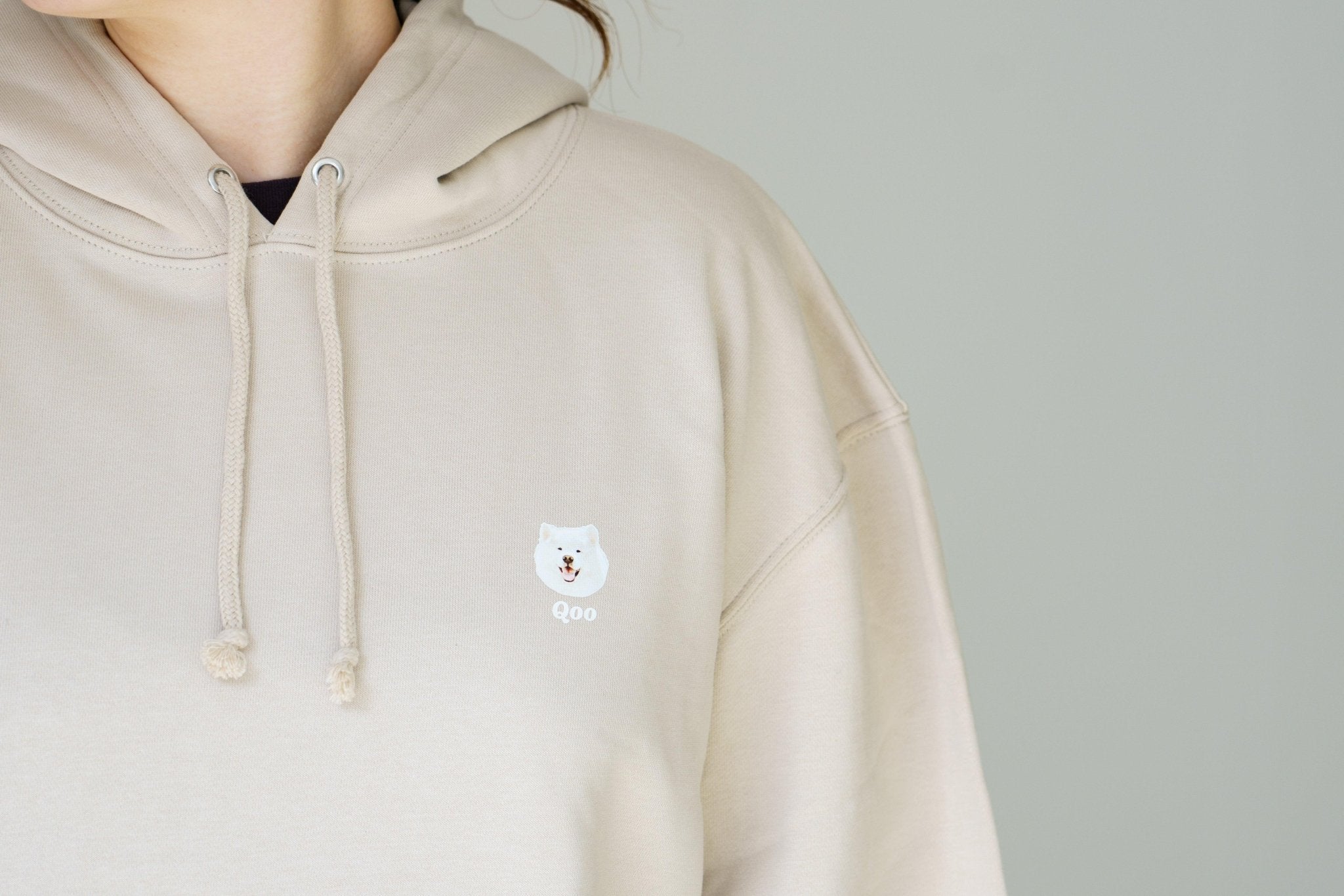 ペットの写真でオリジナルパーカー(似顔絵パーカー) - うちの子グッズ Qoo │ ペットの写真を送るだけオリジナルうちの子グッズなら