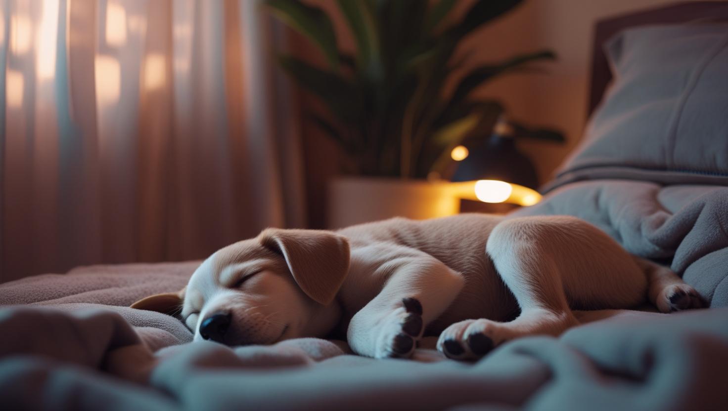 【子犬育ての新常識】部屋の明るさで睡眠の質が変わる？快適な生活のための照明ガイド